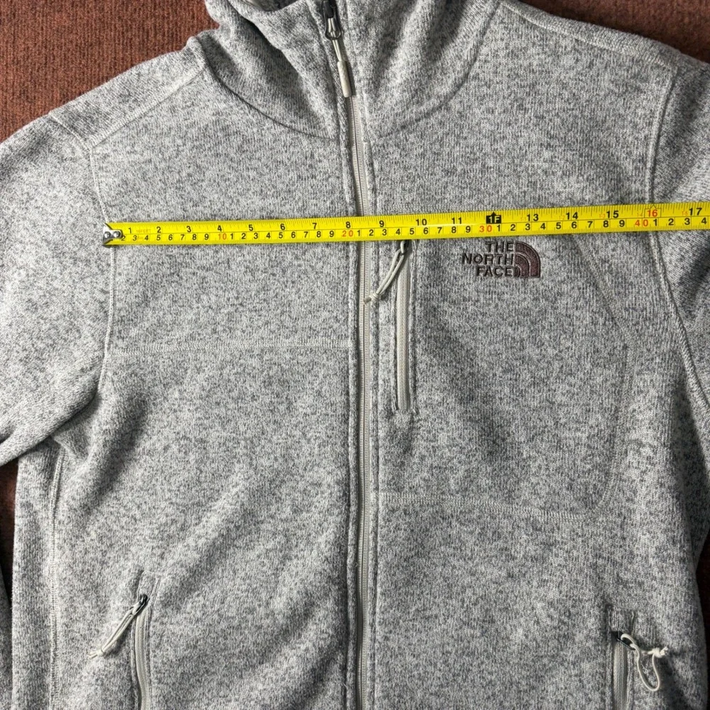 A- The North Face Gordon Lyons Full Zip Hoodie Mens Large‎ Heather Fleece Jacket